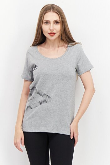 UMBRO Women Sportswear Fit Training T-Shirt, Grey