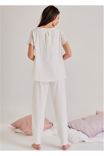 Magic Form 17108 Long Sleeve Pajama Set with Broads