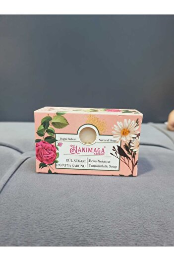 hanımağa akdeniz Hanimağa Mediterian Natural Rose Sessam & Chamomile Soap 100Gr, Rose Sessam & Chamomile
