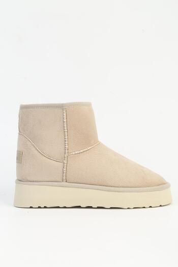 Benetton ®   Beige Women's Boots Bn-50147