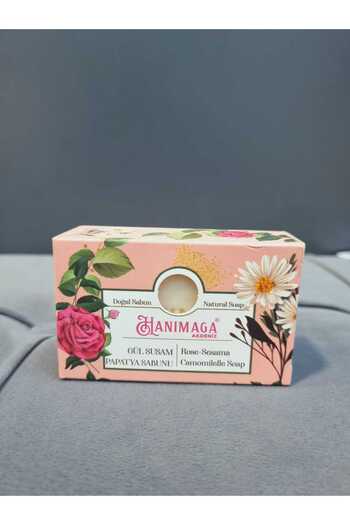 hanımağa akdeniz Hanimağa Mediterian Natural Rose Sessam & Chamomile Soap 100Gr, Rose Sessam & Chamomile