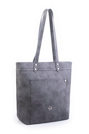 Nas Bag Large Size Women's Sports Shoulder Bag with Long Shoulder Strap - Gray