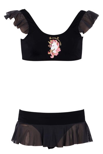 Kom Diva Skirted Bikini - Black
