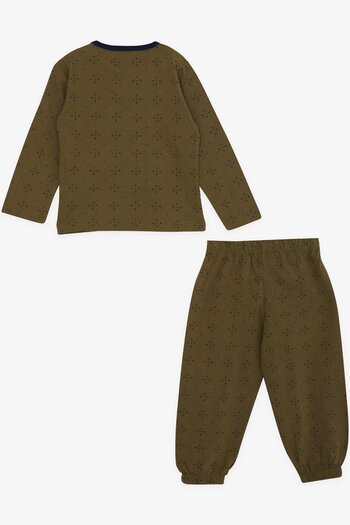 Breeze Baby Boy Pajama Set Patterned 9 Months-3 Years, Khaki Green