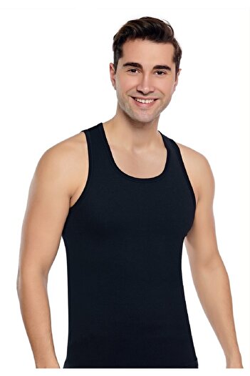 Cotpark Ανδρικό βαμβακερό Lycra Basic Μαύρο εσώρουχο 1006