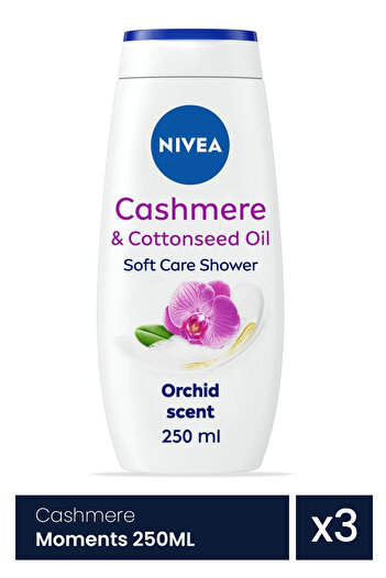 NIVEA Cashmere Moments 3 Pieces x 250ML