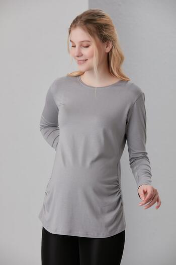 LİYACA Long Sleeve Straight Protection T-Shirt