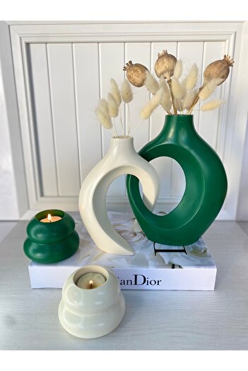 Luthien Dear Ivy Vase and Candlestick Set