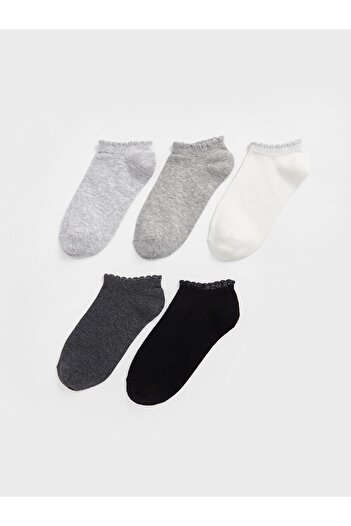 LC Waikiki Lcw Dream Women's Flat Booties Socks 5 Pack (W4)