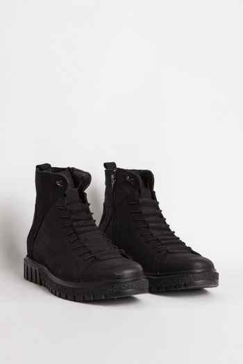 Hammer Jack Torje 102 17945m Real Nubuck Leather Ανδρικές Μαύρες Μπότες
