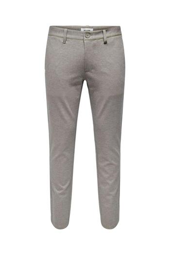 Only & Sons Onsmark Slim Fit Ditsy Pants - 2912 Noos 22022912   Tobacco Brown