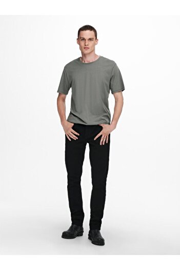 Only & Sons Onsmatt Castor Gray Longy Ss Tee - Noos 22002973