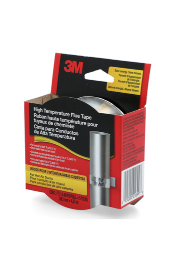 3M High Temperature Flue Tape for Hot Air Ducts 1.5inch x 5yd