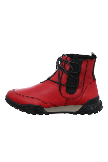 İNZE AYAKKABI Rutil Model Red Genuine Leather Boots
