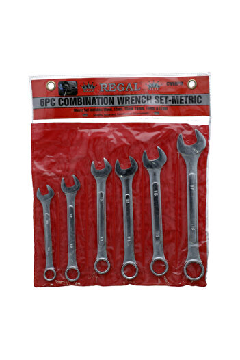 Regal Tools 6-Piece Metric Combination Wrench Set
