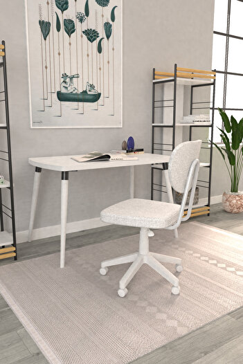 VİLİNZE Deniz Çalışma Koltuğu Tekerlekli Teddy Ofis sandalyesi