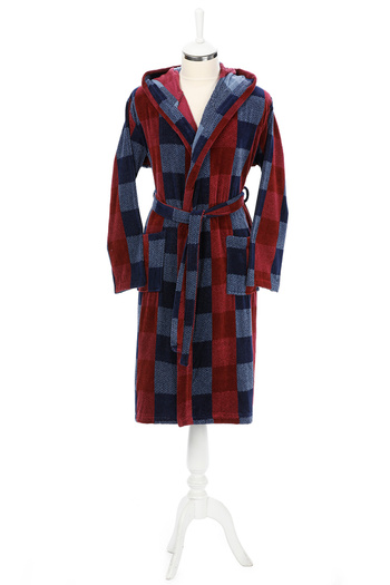 Özdilek Hawaii Troy Velvet Hooded Bathrobe
