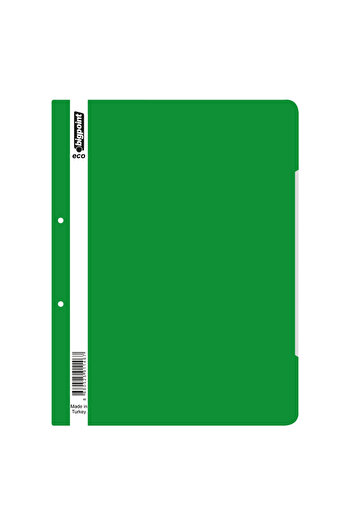 Bigpoint Green Ring Binder - Compatible with Bag Files, 80 Grams, 50 Pieces of A4 Capacity