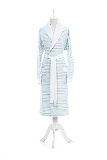 Özdilek Drop Shawl Collar Loincloth Bathrobe