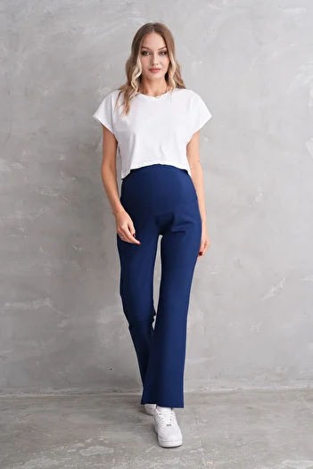 Miss Dünya Lissa Pregnant and Maternity Waist Adjustable Modal Fabric Sweatpants