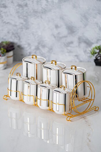 ACAR Aspen Astoria 8 Piece Spice Set - Gold