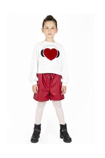 Best Girl's Heart Plush Sweatshirt