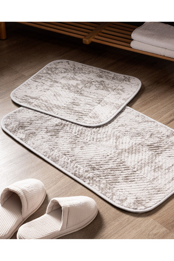 Madame Coco Gray Eze Bath Mat