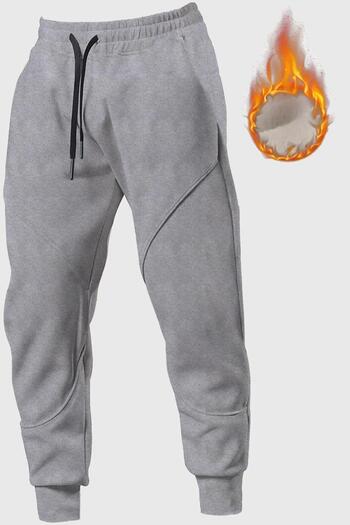 GHASSY CO. Ghassy Co. Run Sports Casual Ribbed Three Thread Sports Sweatpants