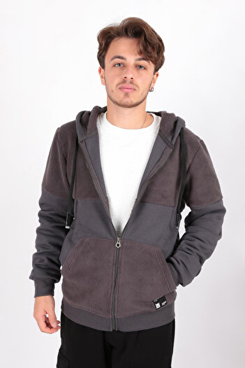 Cazador 5083 Men's Fleece Sweatshirt Cardigan
