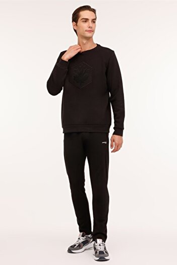 lumberjack 4w ml Aron 16sd4001 4pr Erkek Sweat A101899184 Sıyah