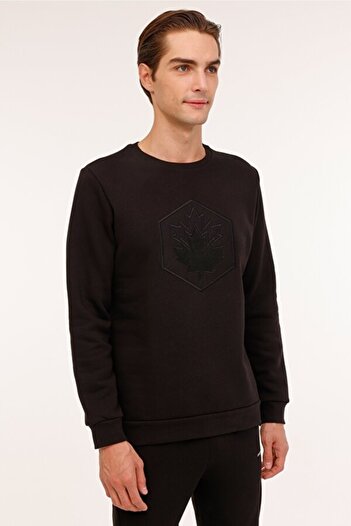 lumberjack 4w ml Aron 16sd4001 4pr Erkek Sweat A101899184 Sıyah