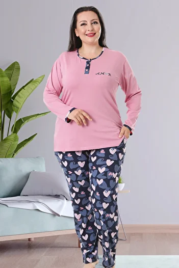 Bella Linda Cotton Plus Size Women's Pajama Set
