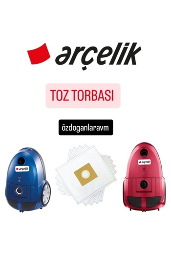 Dogant Sac de praf Hepa pentru aspiratorul model Arçelik S4240 și S4250 10 bucăți
