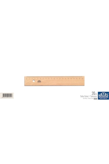 HATAS 0020 Board Ruler Unadjustable 20cm
