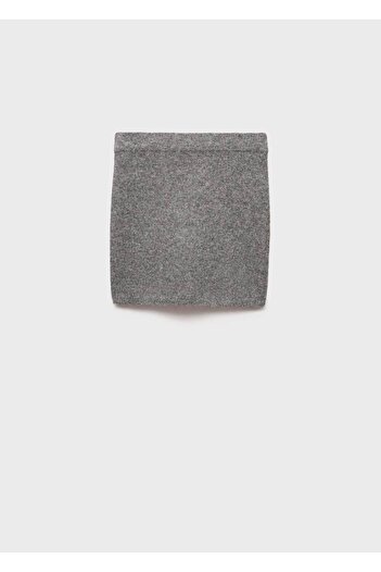 MANGO Woman Knitwear Mini Skirt