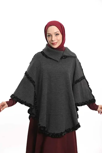 ARMİZA Women's Winter Ponchoes (Halts Very Soft and Warm, Suitable for All Ages)
