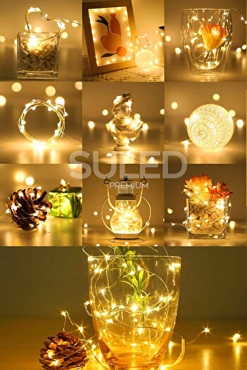 SULED Perde Led 3X2 Metre 160 Süper Led USB'li Ambiyans Dekorasyon Ledleri İç ve Dış Mekan Su Geçirmez