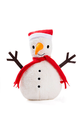 Ecrou New Year's Snowman Decorative Pillow 30 cm