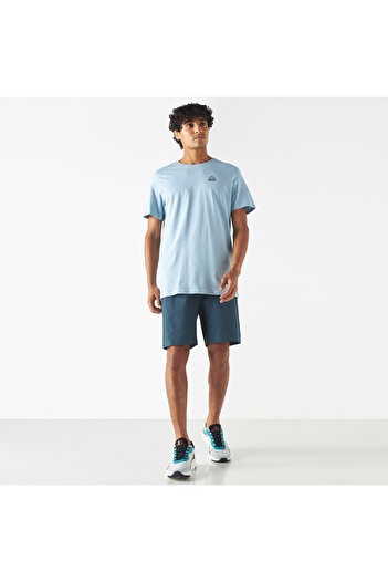 Kappa Logo Print Shorts with Elasticised Waistband
