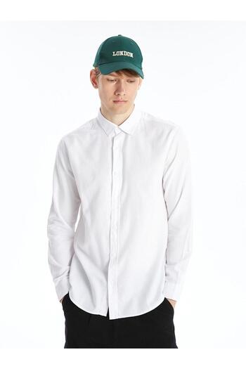 LC Waikiki LCW Casual Regular Fit Довгорукавна сорочка з габардину для чоловіків