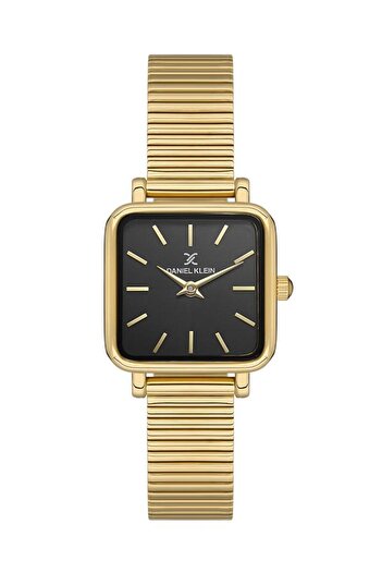 Daniel Klein Gold Color Women's Wristwatch - Metal Case and Band