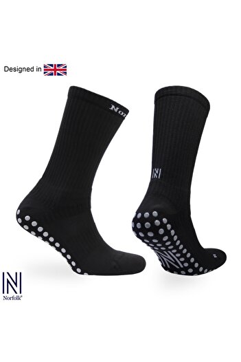 NORFOLK Αθλητική κάλτσα Lizard Multi-sport Αντιολισθητική Μαύρη