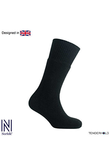 NORFOLK Health Black Thermal Boot Socks - 1 Pair Pack
