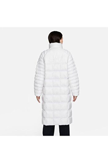 Nike Kadın Therma-FIT Günlük Mont Sportswear Swoosh Puffer Primaloft® FB7670-100 Beyaz