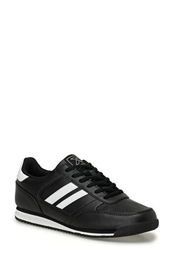 Kinetix Black Tramor Pu Unisex Sports Shoes