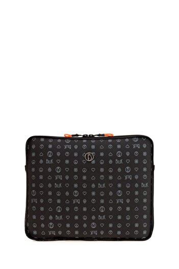 Bilik Deri Monogram Black Unisex Laptop & Briefcase Tablet-Mg 12"