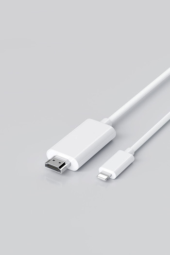 TrkTech iPhone iPad Compatible Lightning to HDMI 1080P Image Adapter - 2 Meters