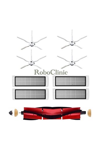 Roboclinic Roborock S5 Max White - Perie principală și laterală, set de completare a filtrului Hepa