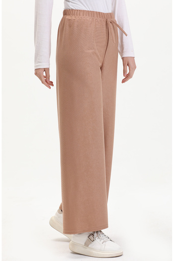 sefamerve Mink Seasonal Wide Leg Trousers - 8604-01