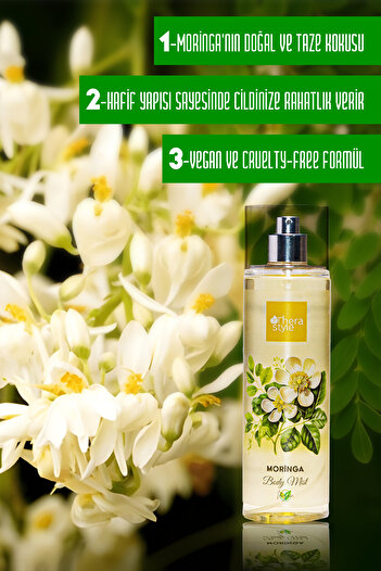 Thera Style Moringa Vücut Spreyi 200ml | Gün Boyu Kalıcı Muhteşem Koku Büyük Boy Body Mist